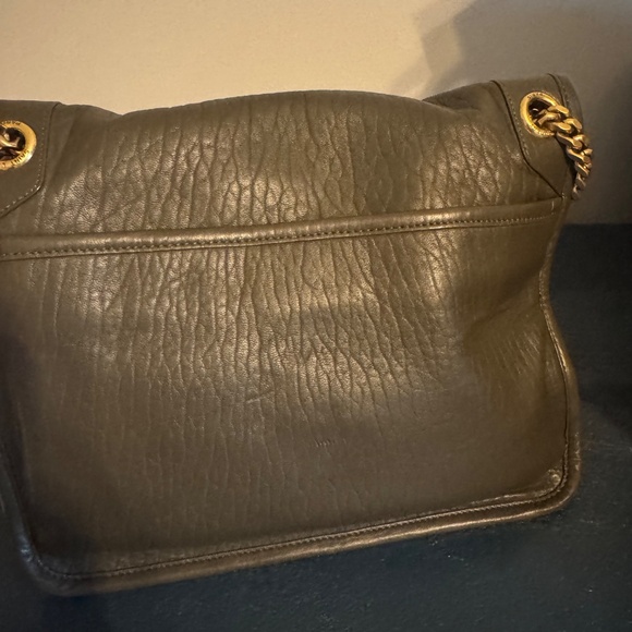 Niki medium ysl leather shoulder bag light musk color - Picture 3 of 8